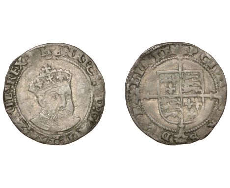 Henry VIII (1509-1547), Posthumous coinage, Sixpenny Groat, type IV, Dublin, mm. P on rev. only, small bust of late Tower sty