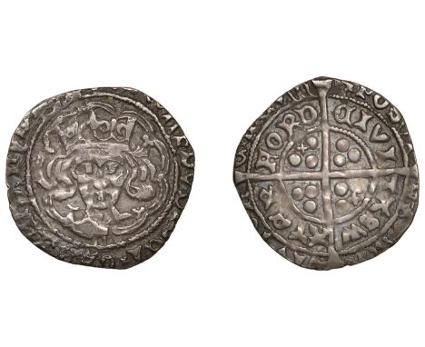 Edward IV (Second reign, 1471-1483), Light Cross and Pellets coinage, Groat, Waterford, mm. pierced cross fitchée, g below bu