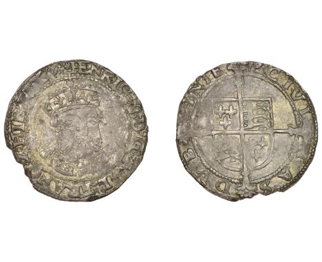 Henry VIII (1509-1547), Posthumous coinage, Sixpenny Groat, type III, Dublin, mm. harp, narrow bust of local style, 2.71g/10h