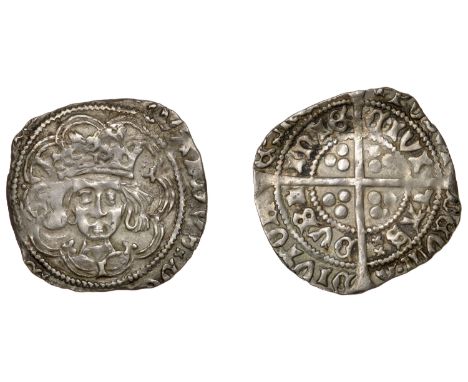 Edward IV (Second reign, 1471-1483), Light Cross and Pellets coinage, Groat, Dublin, mm. cross on rev., i on breast, single p