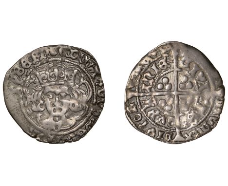 Edward IV (Second reign, 1471-1483), Light Cross and Pellets coinage, Groat, Dublin, mm. uncertain, g below bust, plain tress