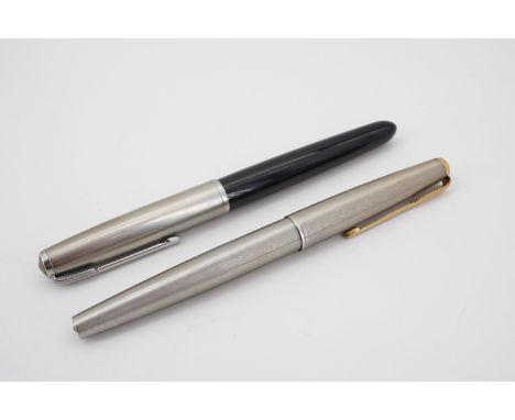 Vintage Parker "51" and "61" fountain pens in black
