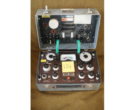 A British army Test Set, Electronic Valve, CT 160