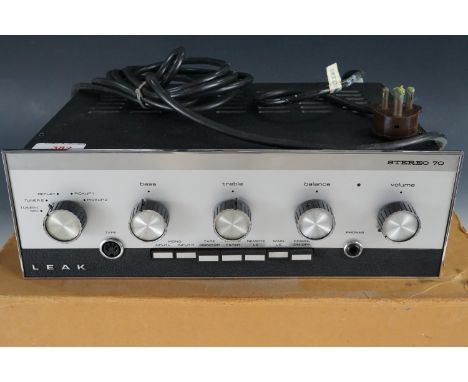 A new-old-stock Leak Stereo 70 integrated amplifier