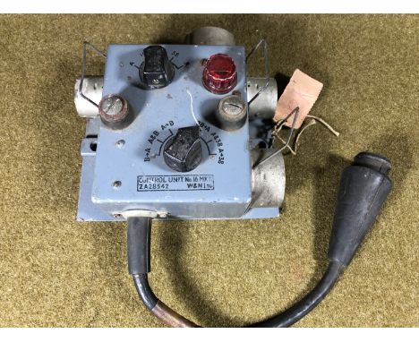 A British army Wireless Set No 19 Control Unit