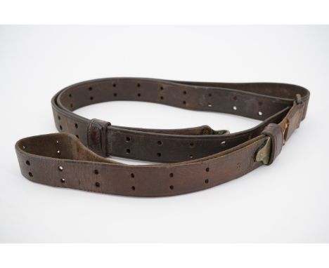 A Great War - Second World War US Army leather rifle sling