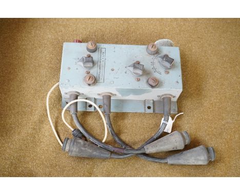 A British army Wireless Set No 19 Control Unit