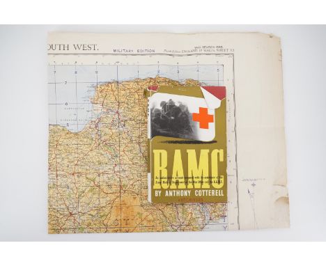 A history of the Royal Army Medical Corps during the Second World War and a contemporary War Office map of the South of Engla