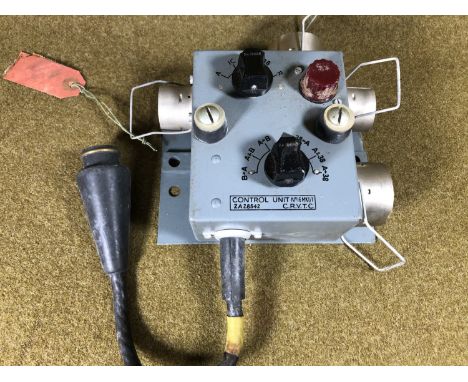 A British army Wireless Set No 19 Control Unit