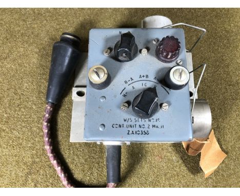 A British army Wireless Set No 19 Control Unit