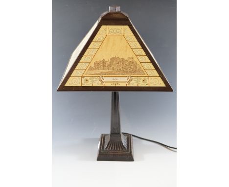 A contemporary Carlisle table lamp, 55 cm