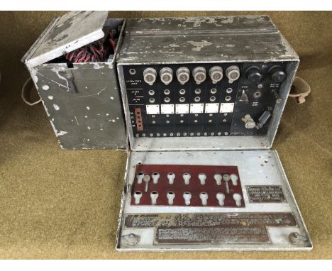 A Second World War British army telephone switchboard
