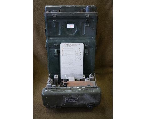 A British army Wireless Set No 31 and parts