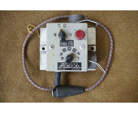 A British army Wireless Set No 19 Control Unit