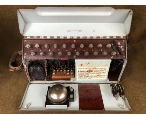 A Second World War British army Field Telephone Switchboard
