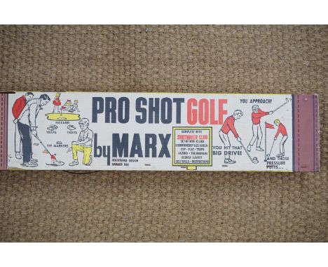A Marx 'Pro Shot' indoor golf set