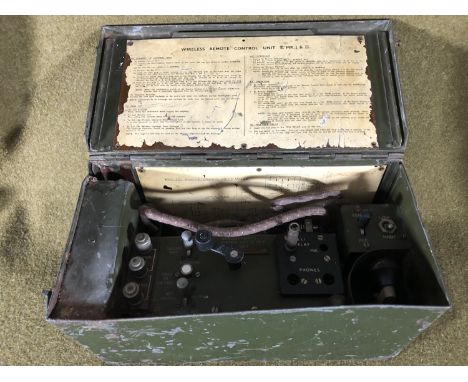 A British army Wireless Remote Control Unit E Mk II