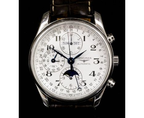 A modern gentleman's Longines "Multi Complication" automatic chronograph wristwatch (Serial No. 32922119 - "Calibre L678" - f