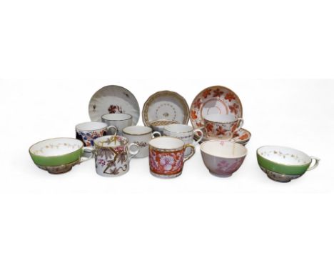 English Porcelain&nbsp; - a Wedgwood coffee cup, with stylised foliage, c.1810;&nbsp; a Minton coffee can, c.1810;&nbsp; &nbs