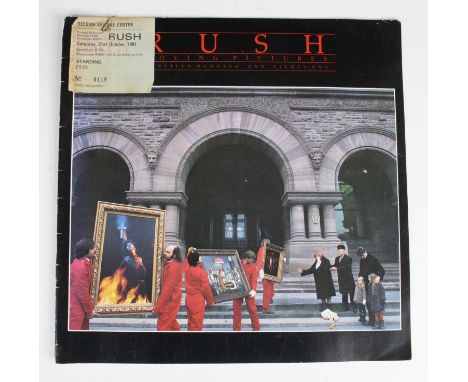Rush, a collection of concert / tour programmes to include 1981 Moving Pictures x2 one with ticket stub for Deeside Leisure C