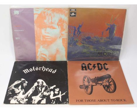 Rock/Metal, a collection of 12" vinyl to include Motley Crue - Girls Girls Girls, Theatre Of Pain &amp; Too Fast For Love, Gu