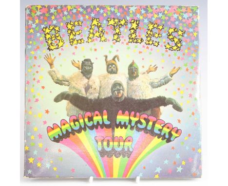 The Beatles - Magical Mystery Tour EP, 1967 Parlophone YEX 18435-3 / 18434-2 / 18436-1 / 18437-3, the gate-fold sleeve with b