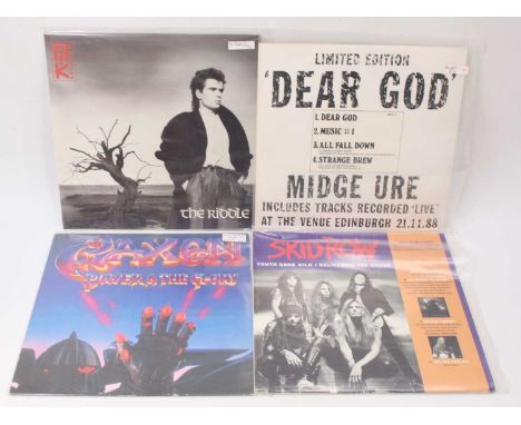 A collection of 12" vinyl, mainly LP's various dates and genres to include Scorpions - Blackout, Wrath - Insane Society, Thom