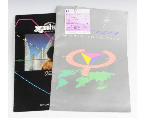 Yes, a 1984 World Tour Programme with ticket stub for the Birmingham International Arena 14/07/1984, together with three othe