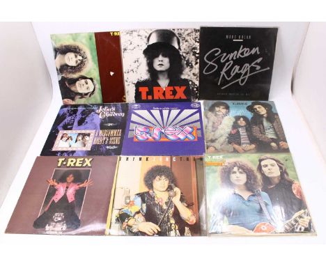 A collection of 20 various T-Rex, Johns Children and Marc Bolan 12" Vinyl LPS, including Johns Children A Midsummer Nights Sc