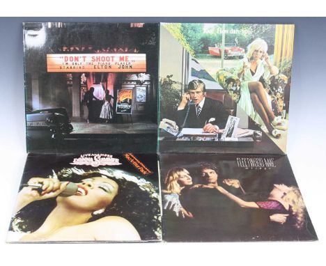 A collection of LP's, various dates and genres to include Blondie - Eat To The Beat, Donna Summer - Live And More, Fleetwood 