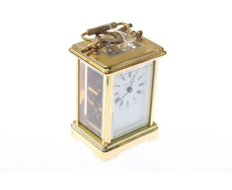 French brass carriage clock