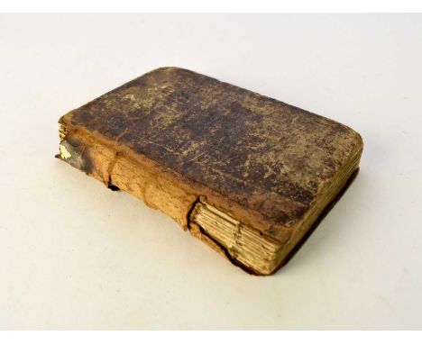 MANUSCRIPT. Notes on Mechanics, Hydrostatics, Optics and Astronomy, written by J Morris in 1747. Probably a student's noteboo