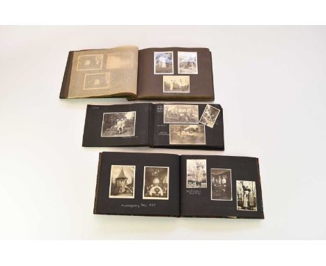 PHOTOGRAPH ALBUMS, 7 albums of pre-war snapshots taken by American consul Mr Lester Schnare (1884-1955), the American consul 