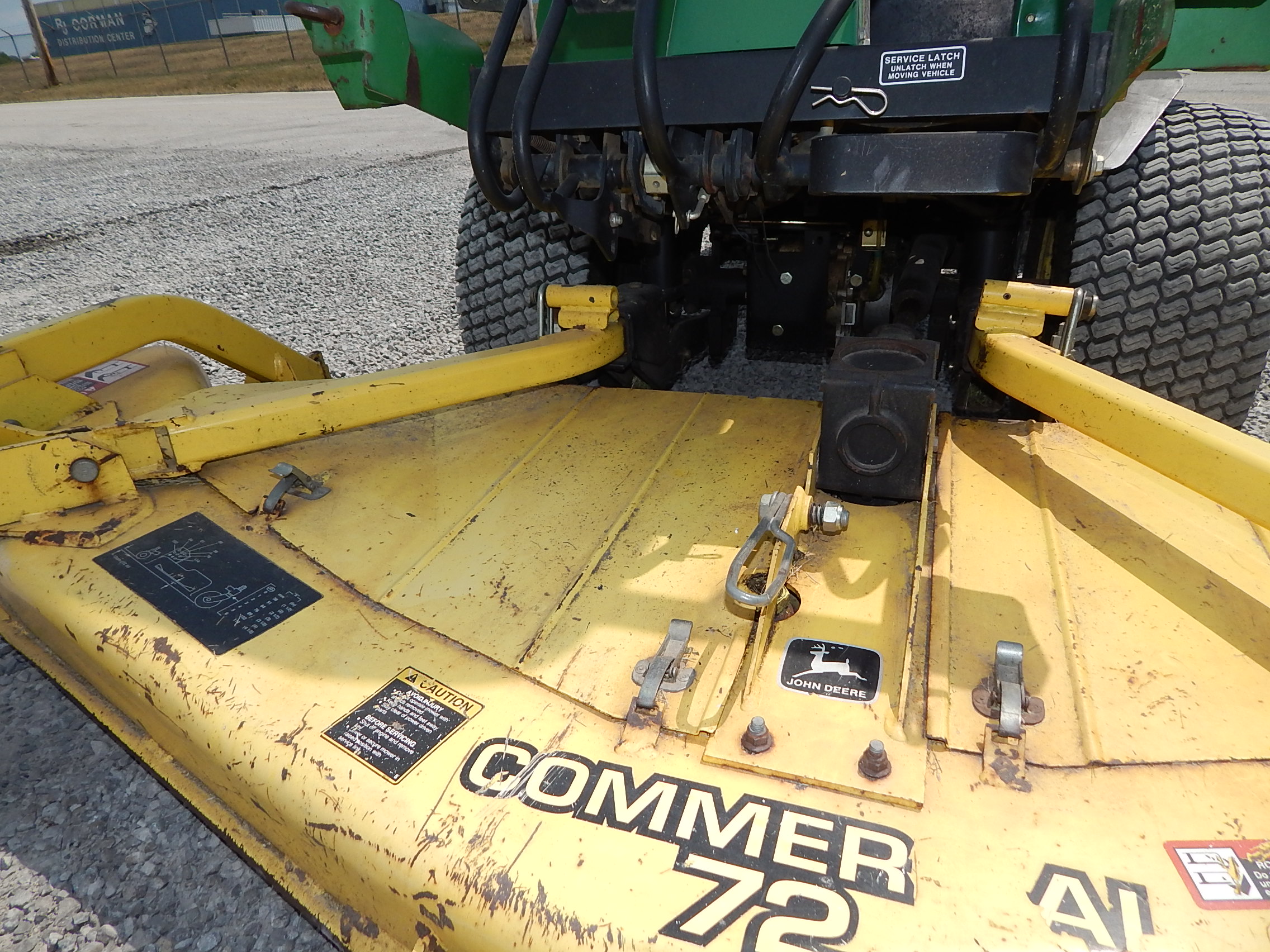 John Deere Model F935 Diesel Powered Mower, SN MOF935X180937, 72" Front Mower Deck, 1,253 hrs.