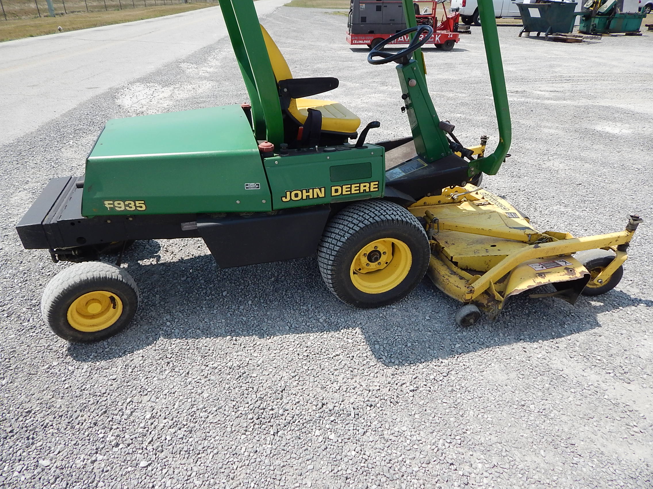 John Deere Model F935 Diesel Powered Mower, SN MOF935X180937, 72" Front Mower Deck, 1,253 hrs.