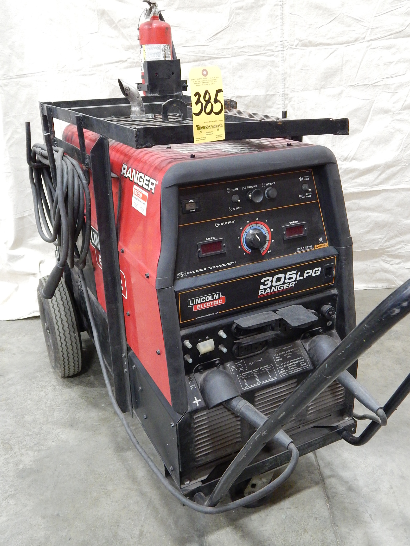 Lincoln Ranger 305 LPG Welder/Generator, SN U1140414029, LP, 409 hrs.