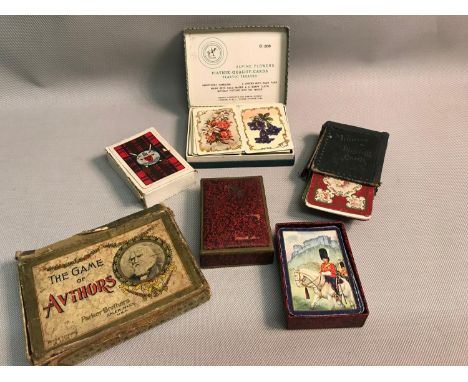 A selection of vintage playing cards 