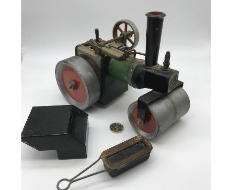 Vintage Birmingham Mamod steam roller engine. 