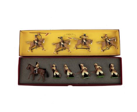 Britains Toy Soldiers 'The British Army in India' two boxed sets: 00135 Queen's Own Corps of Guides; and 8951 38th Central In