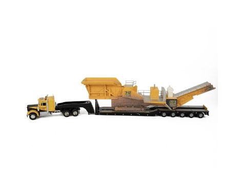 Boxed Corgi Toy Heavy Haulers 'Kenworth W925 with King Trailor and Rock Crusher Load', 1:50 scale limited edition, die cast, 