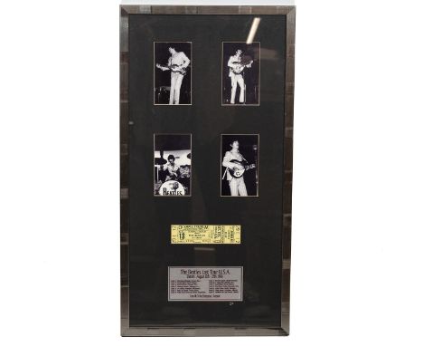 The Beatles Last Tour U.S.A. limited edition (24/1000) framed and glazed set to include individual photographs of the band, a