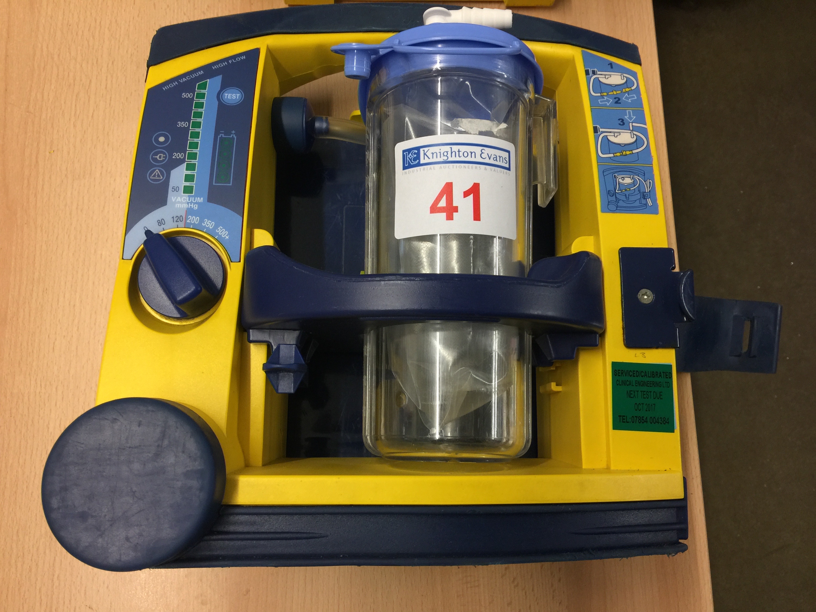 Laerdal LSU portable suction unit with mounting plate, test due October ...