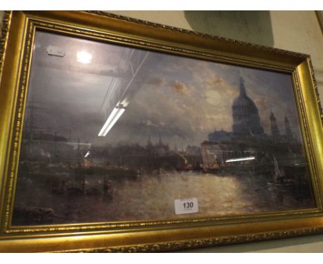 A Framed Print of The Thames.