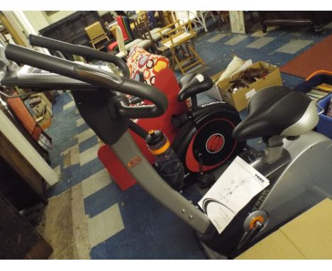 A York Diamond C301 Exercise Bicycle with Manual.