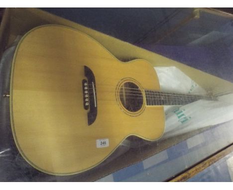 A Very Good Quality Acoustic Guitar by K Yairi Dated 2007, Model Number FY 84, Serial Number 57679.