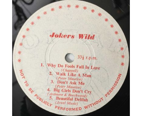 JOKERS WILD - JOKERS WILD LP (REGENT SOUND LIMITED - RSLP 0027). Huge rarity from Jokers Wild (featuring a very young David G