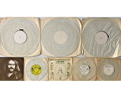 ROY HARPER - TEST PRESSING LPs (INCLUDING COMMERCIAL BREAKS) PLUS DEMO/TEST PRESSING 7". Stunning bundle of 2 x test pressing