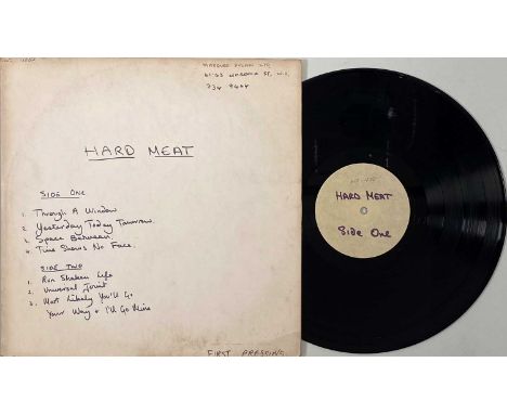 HARD MEAT - HARD MEAT LP - ORIGINAL UK WHITE LABEL TEST PRESSING (WARNER WS 1852). Super hard to find original UK white label