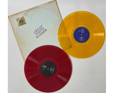 BOB DYLAN - GREAT WHITE WONDER 2 LP (US COLOURED VINYL). Great White Wonder is a superb, privately released double LP of home