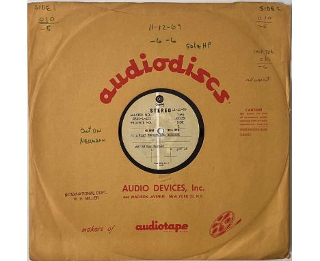ROY HARPER - FLAT BAROQUE AND BERSERK LP (US CAPITOL LP ACETATE). Extremely scarce original US double-sided LP acetate record